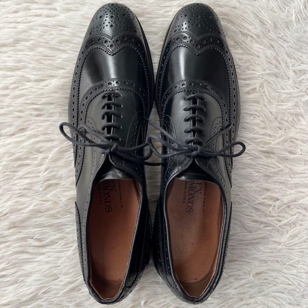 【新品未使用】希少　アレンエドモンズ　マカリスター　フルブローグシューズ　旧ロゴ