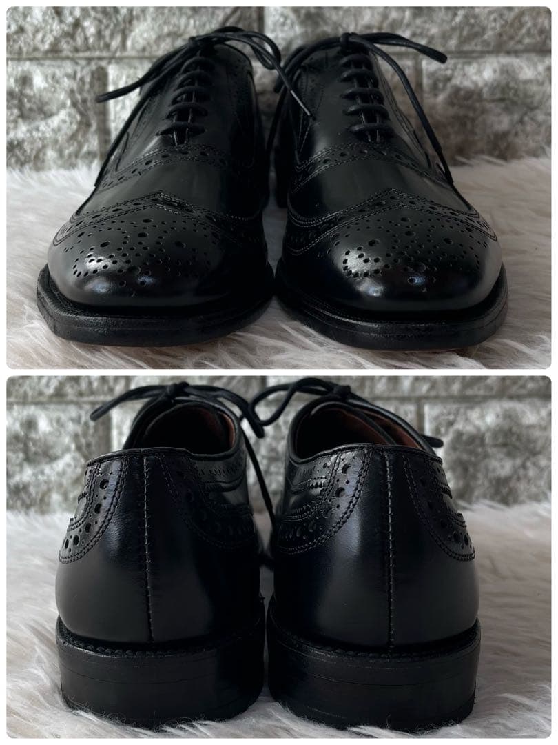 【新品未使用】希少　アレンエドモンズ　マカリスター　フルブローグシューズ　旧ロゴ