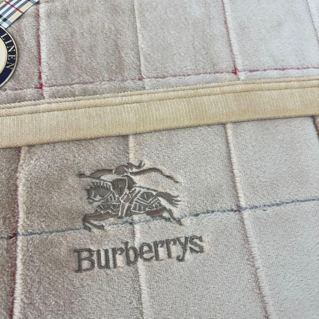 最終お値下げ‼︎シール織綿毛布 Burberry ロンドン 西川産業　未使用