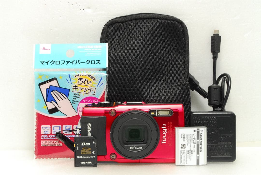 OLYMPUS TG-3 ❤️スマホ転送 動作確認済 オリンパス レッド コンデジ