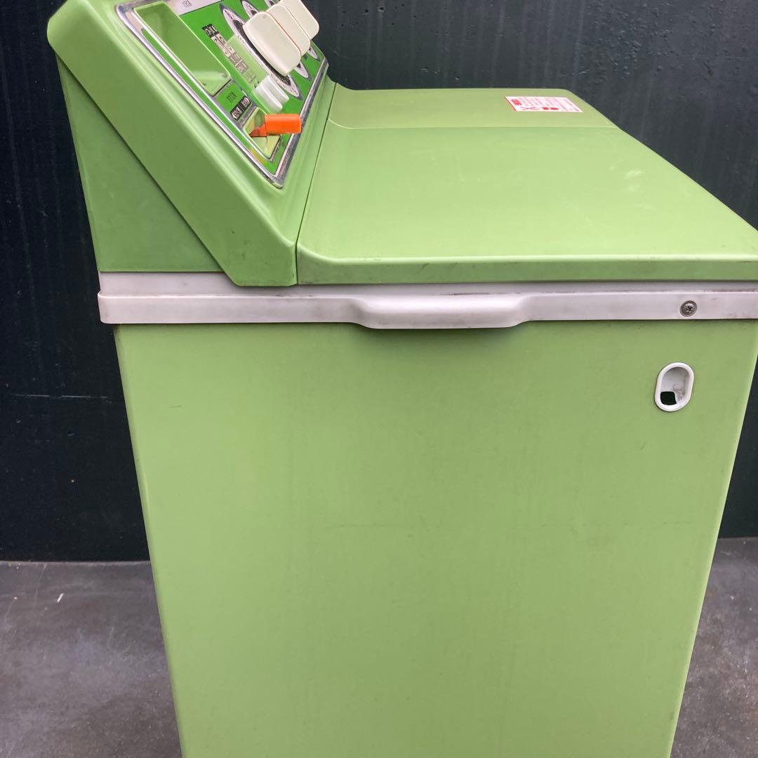 三菱　二層式洗濯機　千曲　CW-621G　緑　グリーン　動作確認済み　昭和レトロ