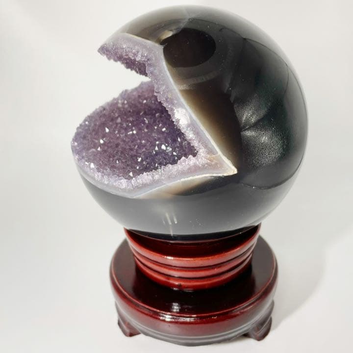 ✨究極✨浄化　アメジスト　水晶　パワーストーン　紫　淡い　玉型　天然石