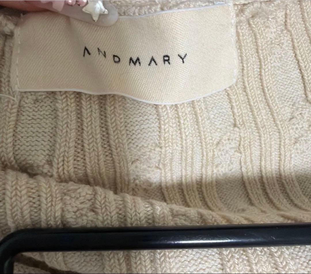 ワンピース andmary Regina cable mini dress