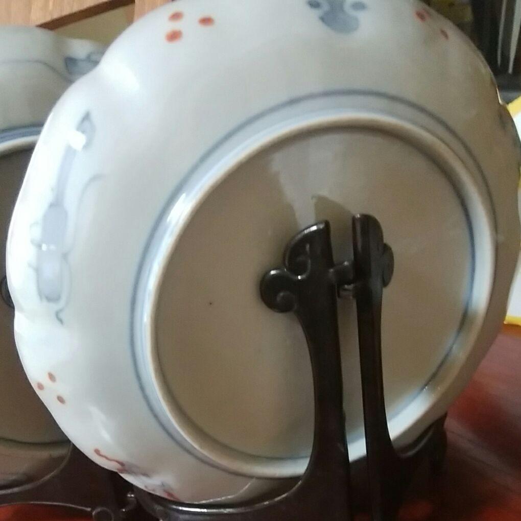 106  古伊万里　金襴手　7寸皿　2枚