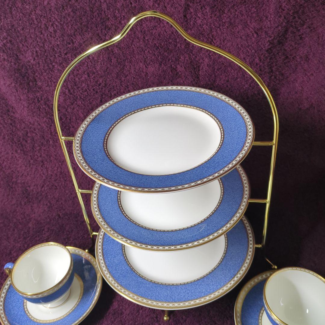 ウェッジウッド　ユーランダー　カップ＆ソーサー　プレート　プレートスタンド