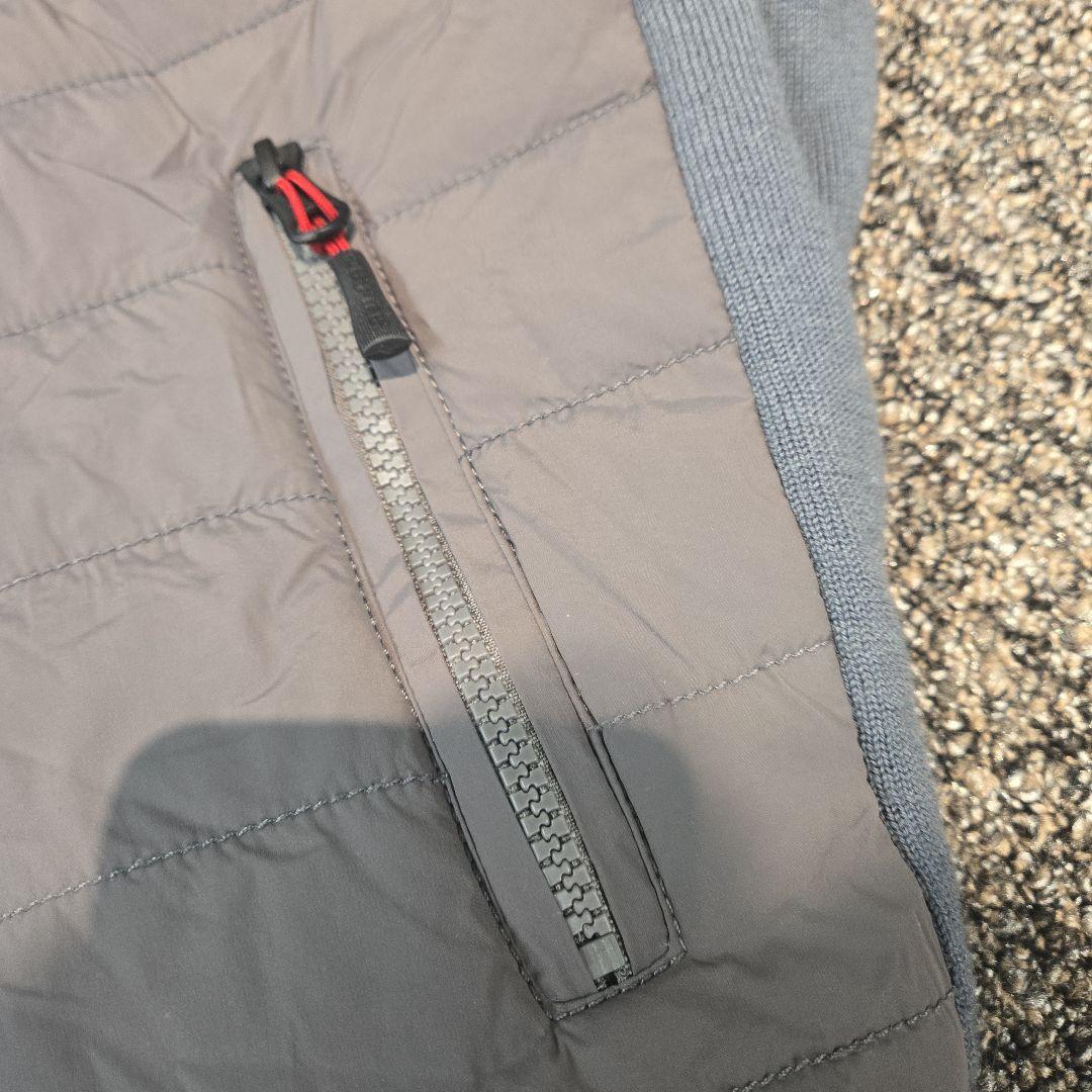 BRIEFING ハイブリッドジャケット ダウン Mサイズ グレー/ネイビー