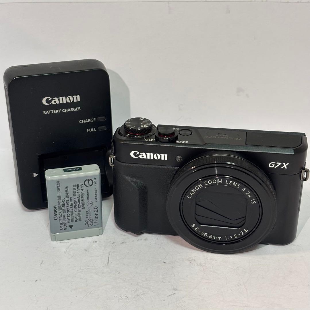 美品 Canon PowerShot G7X Mark II ブラック