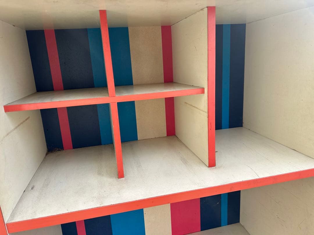 昭和レトロ　オレンジ棚　レトロポップ