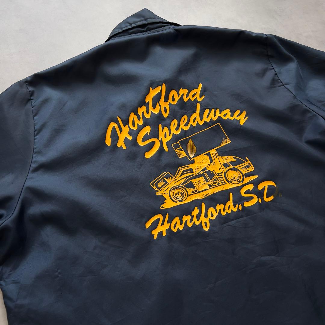 60s USA製 GemSportswear コーチジャケット チェーンステッチ