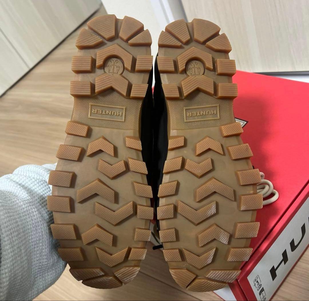 安*藤様 HUNTER スノーブーツ　ホワイト/ブラック