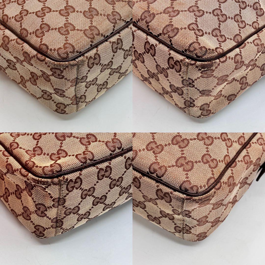 GUCCI GGキャンバス ショルダーバッグ クロスボディ