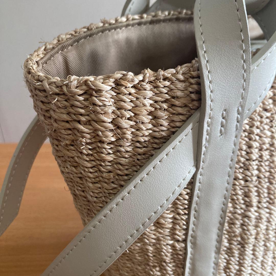 VIOLAd'ORO かごバッグ　ホワイト