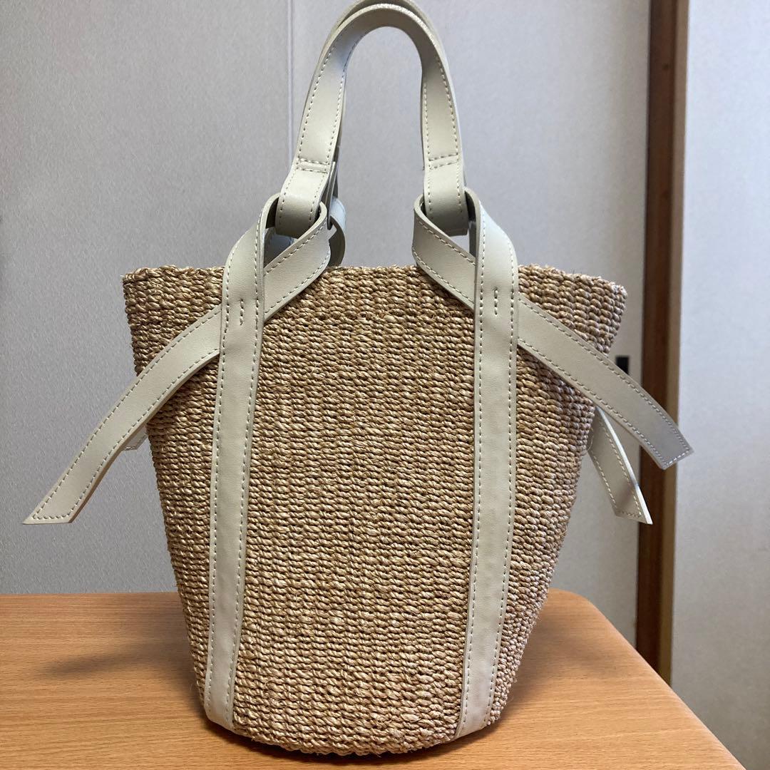 VIOLAd'ORO かごバッグ　ホワイト