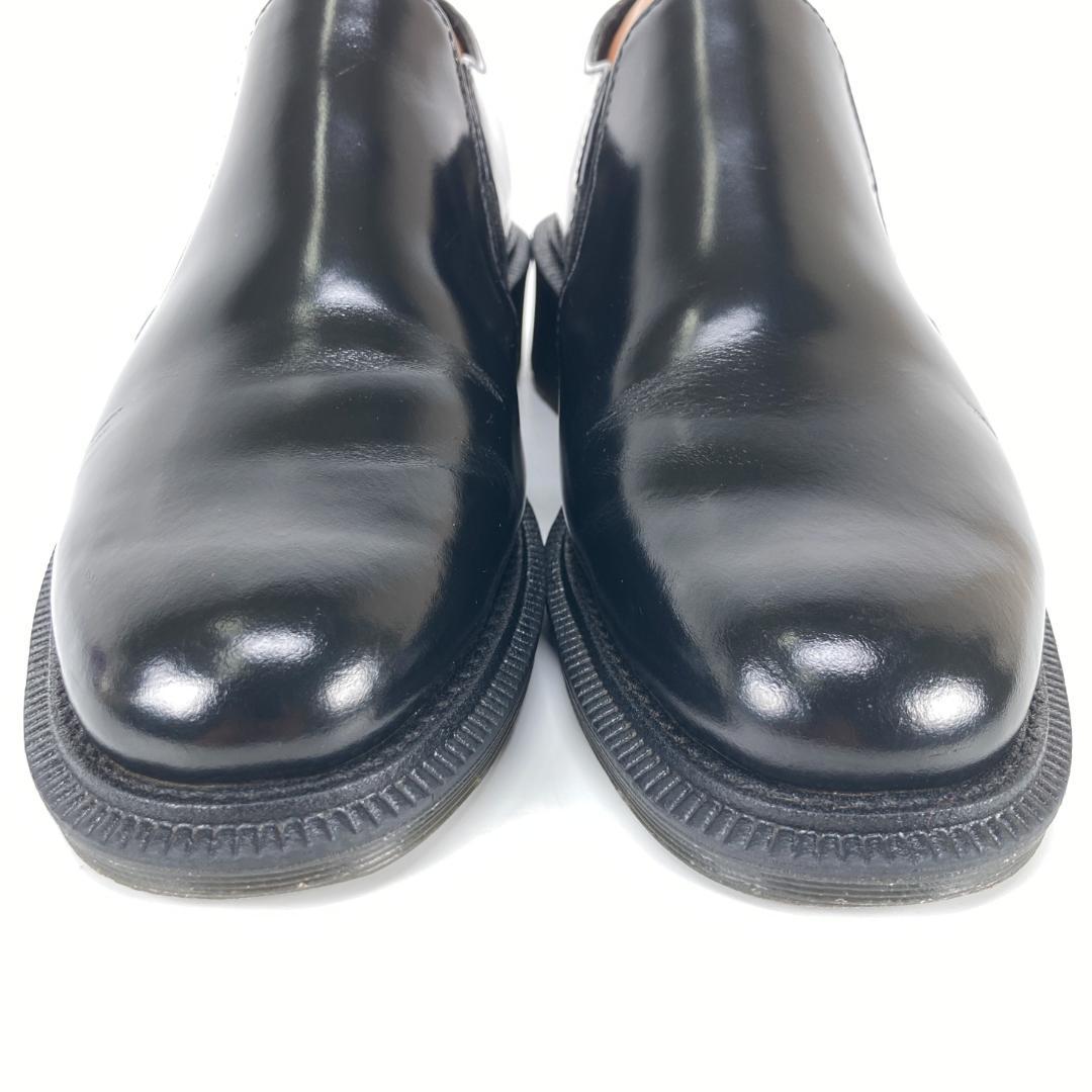 ドクターマーチン　ROSYNA　厚底サイドゴアレザースリッポン　UK4　ブラック