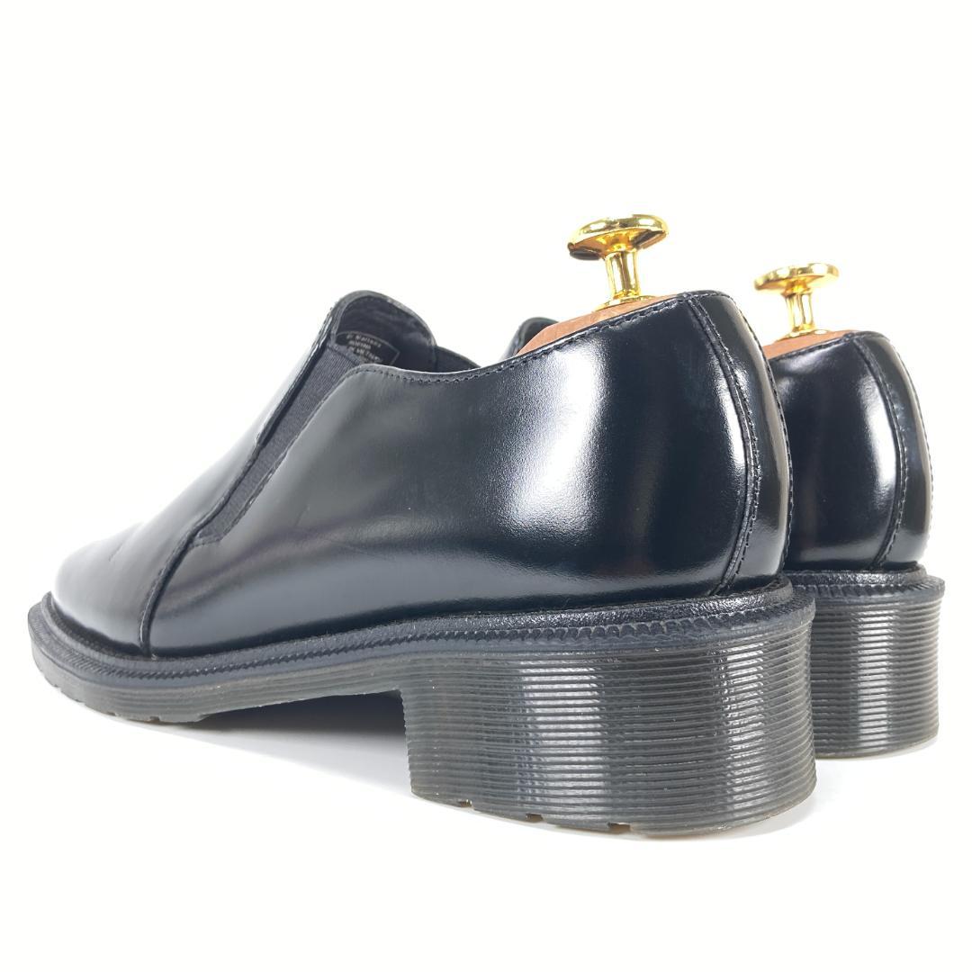 ドクターマーチン　ROSYNA　厚底サイドゴアレザースリッポン　UK4　ブラック