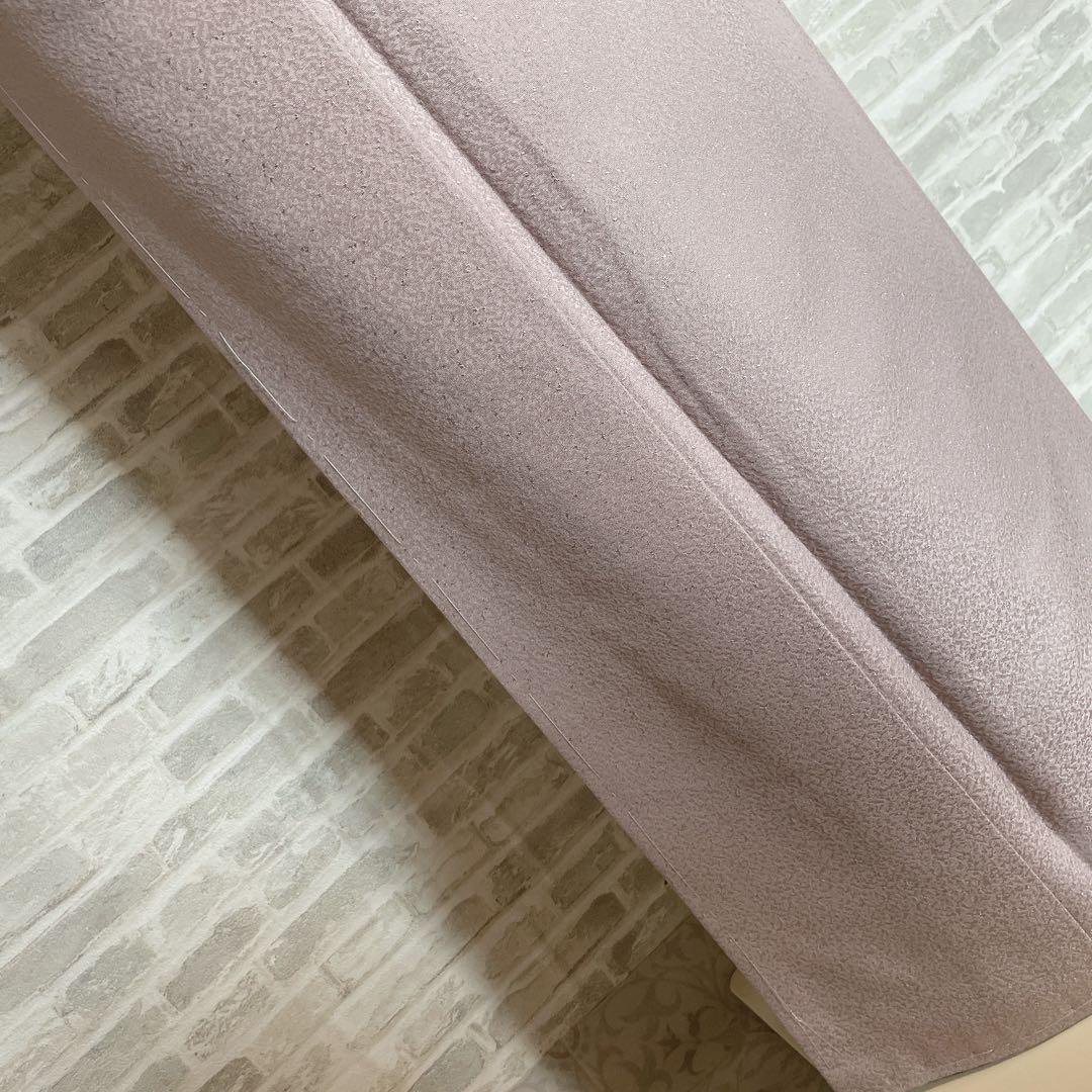 色無地　フルセット　薄紫　バチ衿　躾糸付き　シンプル　礼装　カジュアル　Q1