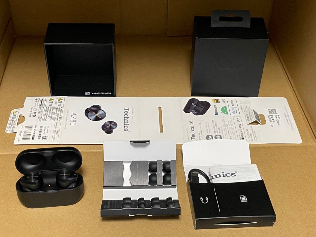 Tecnichs EAH-AZ80-K ブラック　ワイヤレスイヤホン
