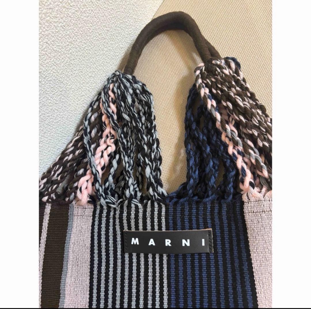 短時間2度使用　MARNI MARKET HAMMOCK BAG マルニ