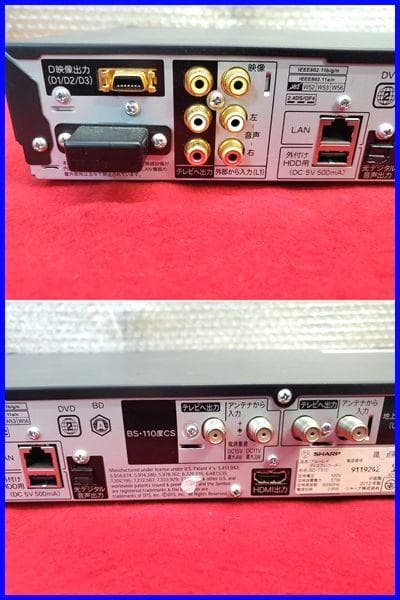 ♪シャープ AQUOS ブルーレイレコーダー 3チューナー BD-T510♪