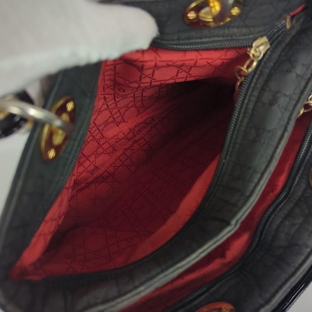 Christian Dior レディディオール カナージュ ハンドバッグ