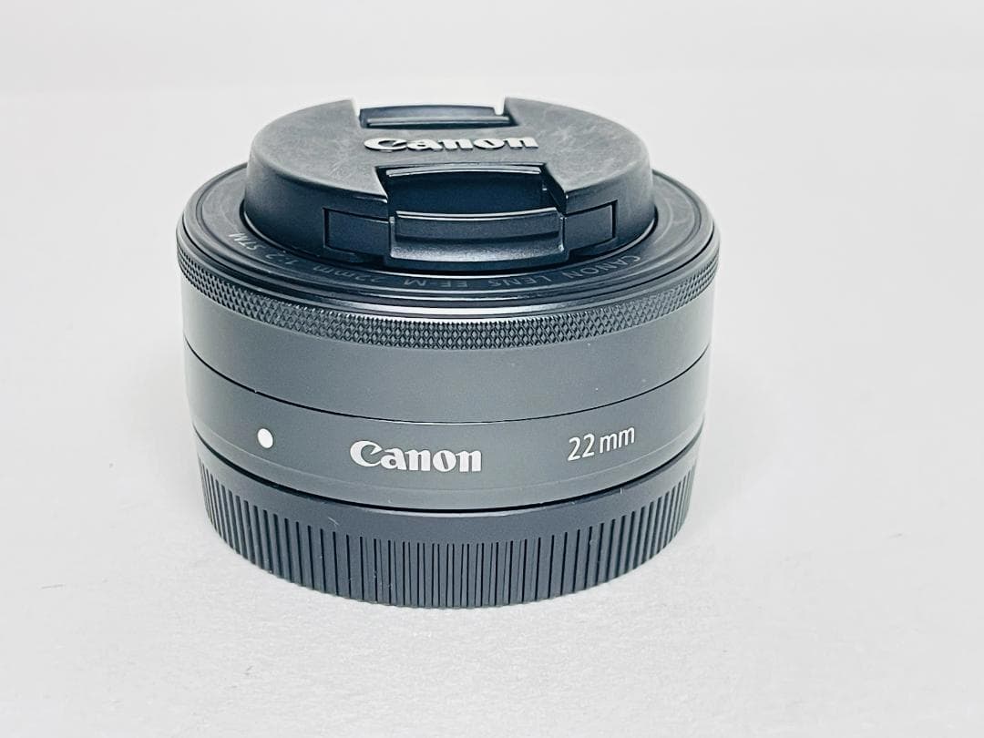 Canon キヤノン EF-M 22mm F2 STM 単焦点レンズ ブラック
