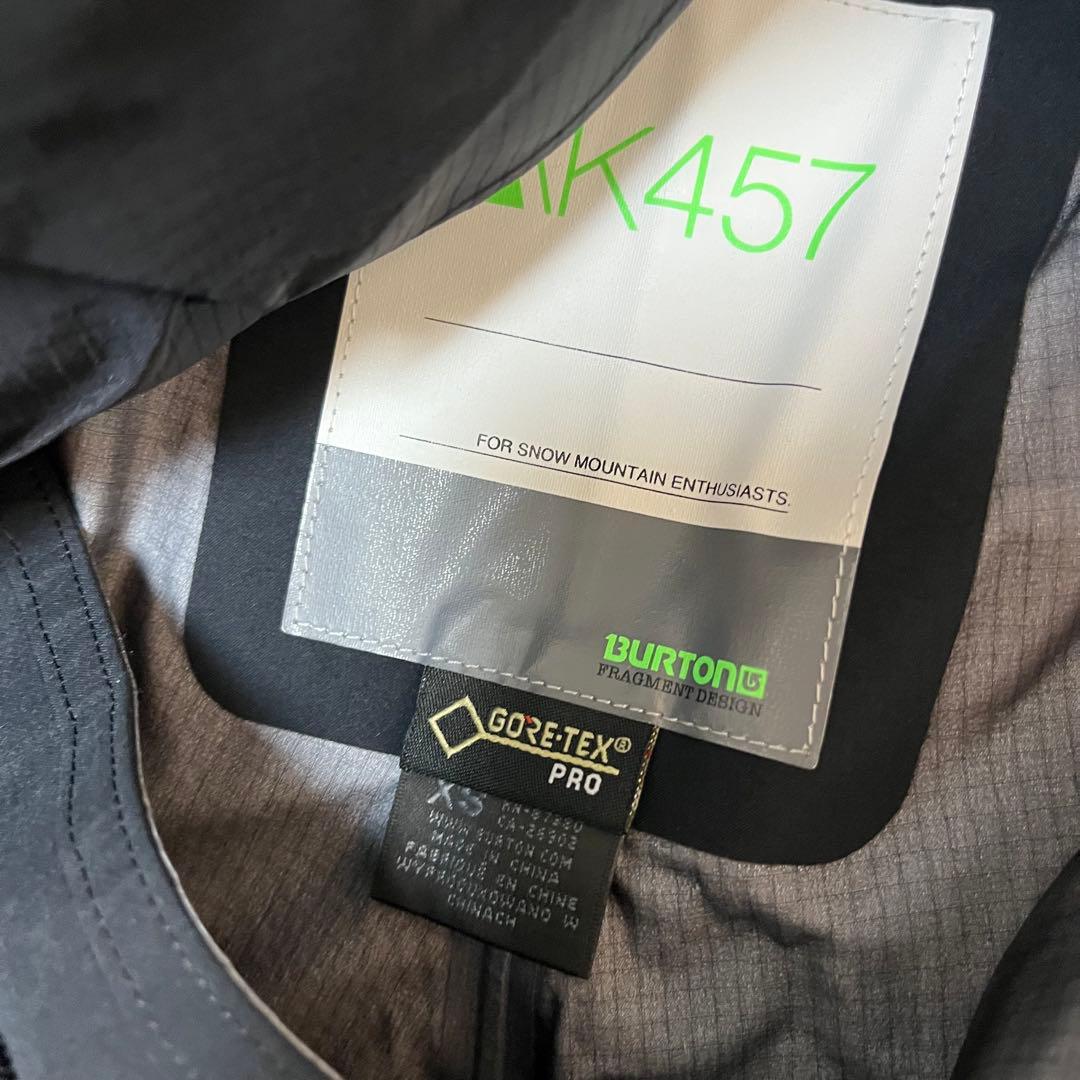 最高峰 BURTON AK バートン AK457 藤原ヒロシ ビブパンツ 黒