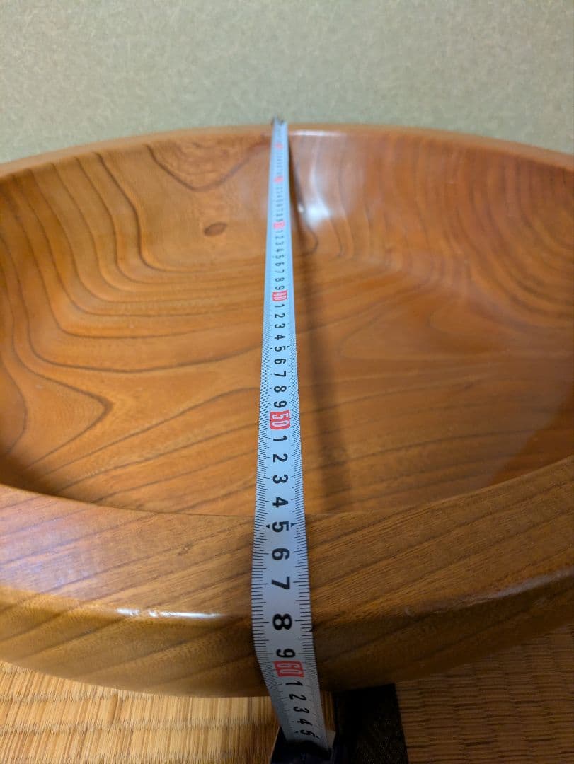 【使用わずか】蕎麦打ち用★木製こね鉢★外径58cm★一尺九寸★重さ約10kg