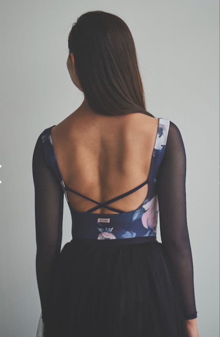 stinaレオタードtypeO　fantasy dark navy M スティナ