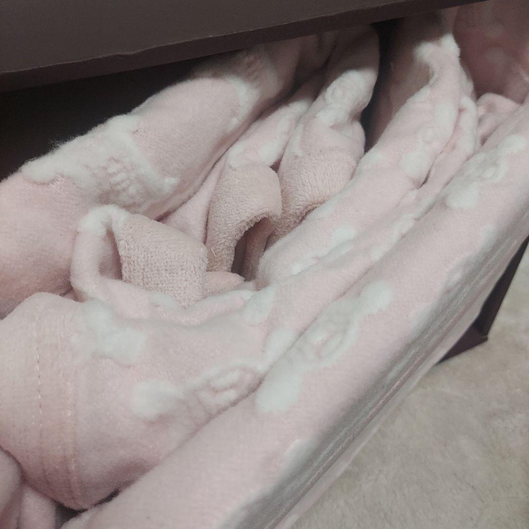 CELINE セリーヌ ロゴ マカダム 綿毛布 新品 シングル ブランケット