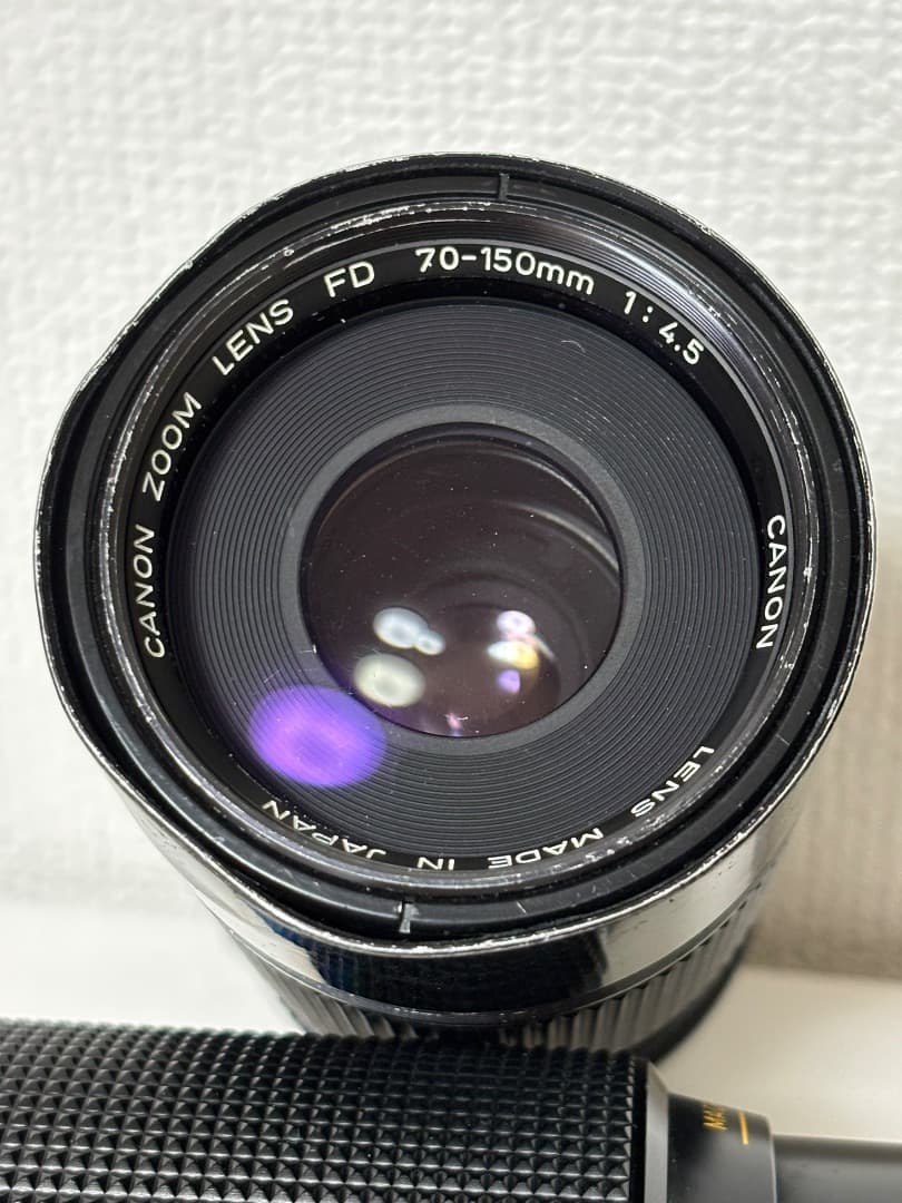 Canon AV-1 モルト交換済 FDレンズ５本