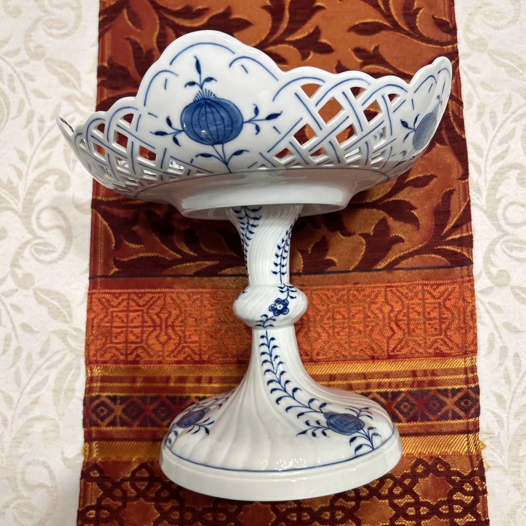 【ジェットリンク】マイセン　ブルーオニオン　コンポート　大型