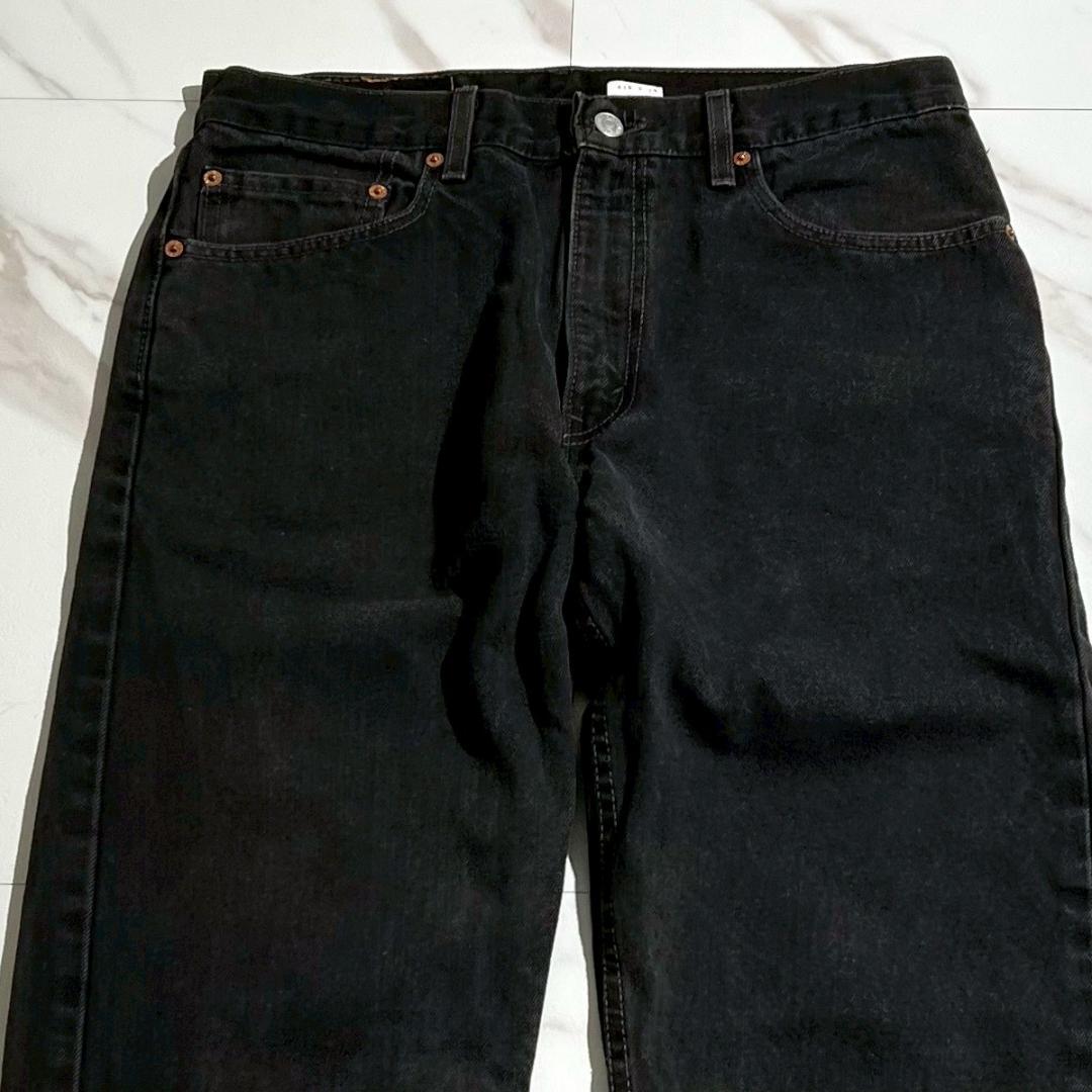 90s 00s　USA製　リーバイス505　後染めブラック　ブラックデニム　黒