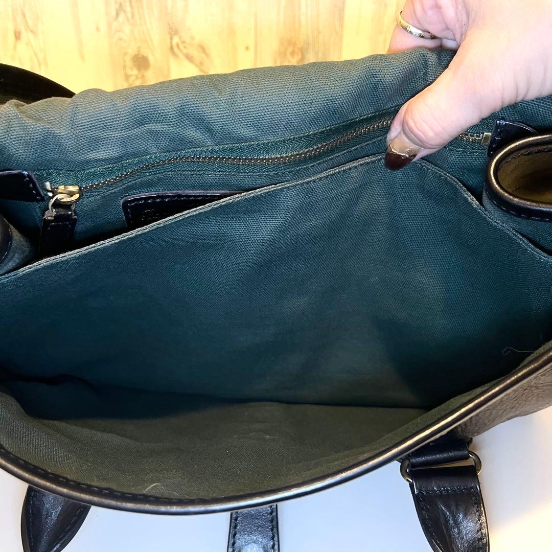 はれ＊☆フェリージ 10/59 ビジネスバッグ ハンドバッグ 黒 本革