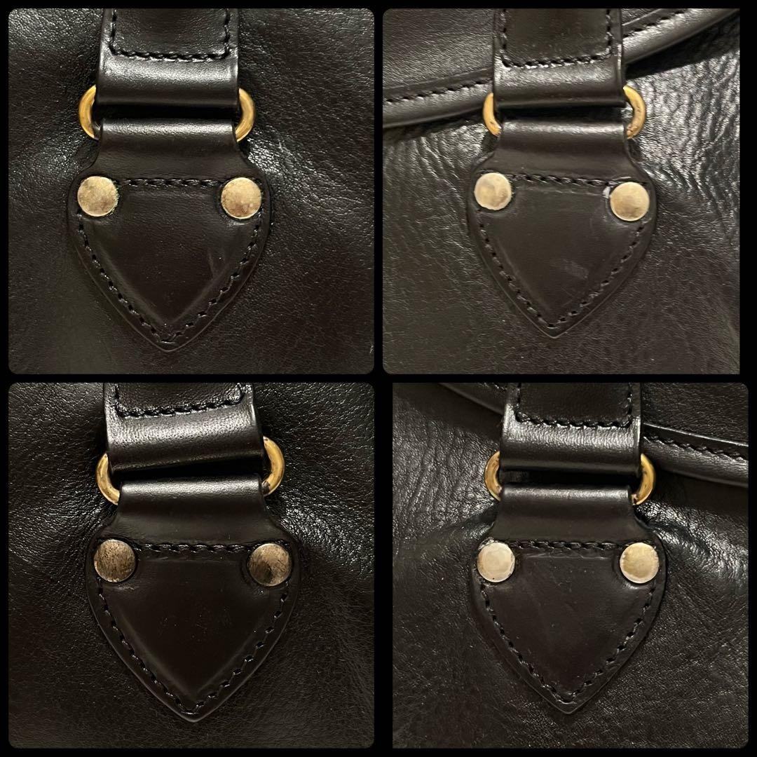 はれ＊☆フェリージ 10/59 ビジネスバッグ ハンドバッグ 黒 本革