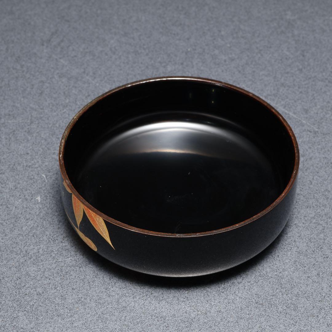 中棗　雲錦蒔絵　桜と紅葉　表完　共箱　R1685