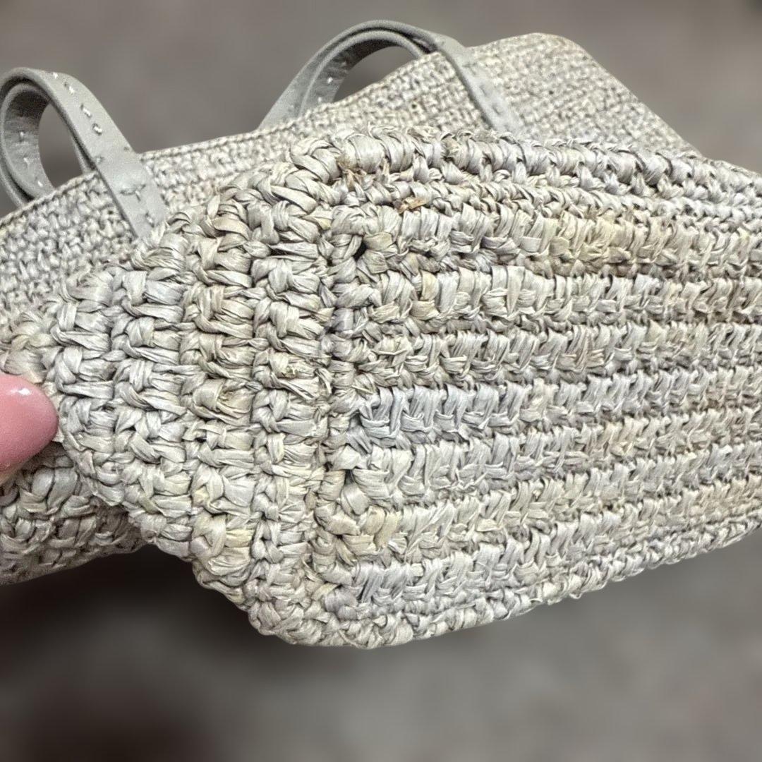 【極美品】ヘレンカミンスキー ラフィアバッグ