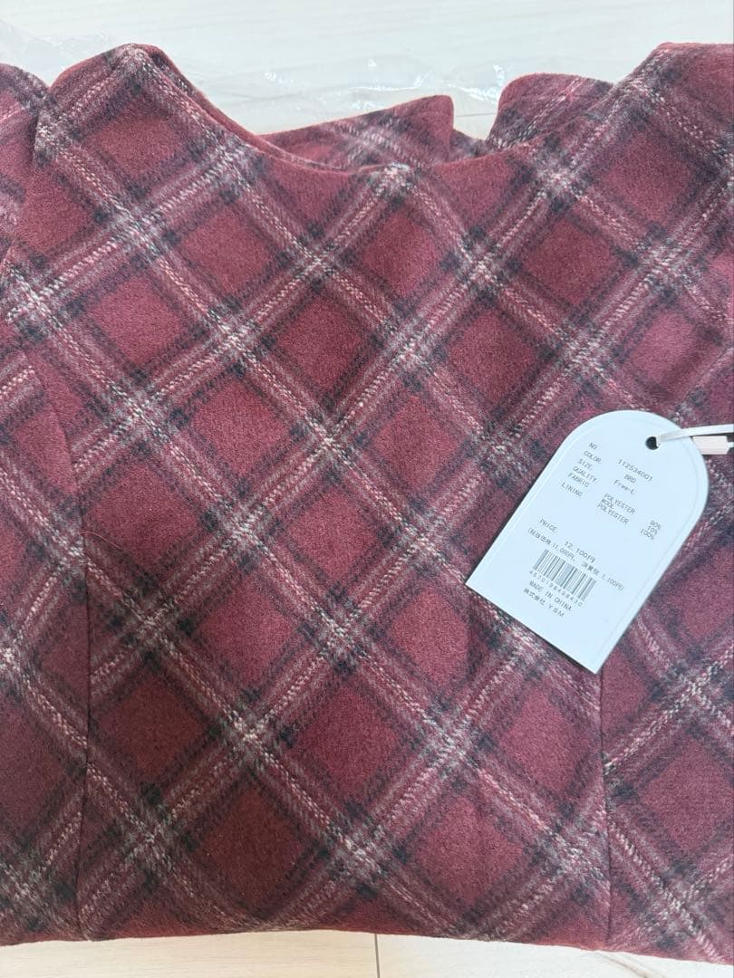 Darich ダーリッチ タータンチェックノースリミニワンピース FLサイズ