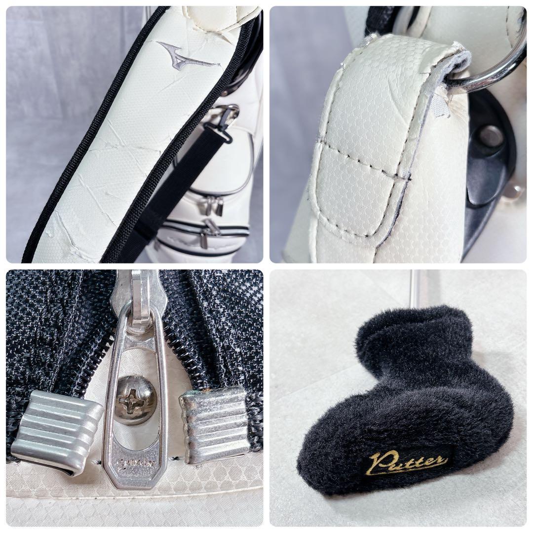 T102 ミズノ プロ ゴルフクラブ メンズ フルセット 14点 白 初心者