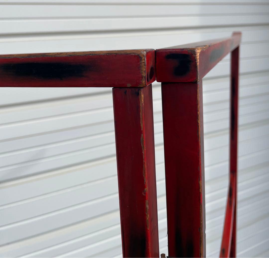 稀少/古道具/当時物/無垢材/木製/衣紋掛け/衣桁/着物掛け/34