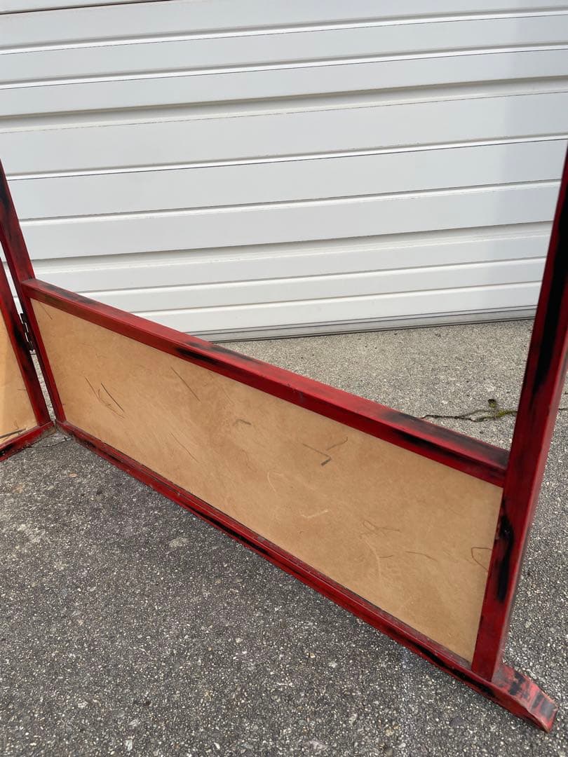 稀少/古道具/当時物/無垢材/木製/衣紋掛け/衣桁/着物掛け/34