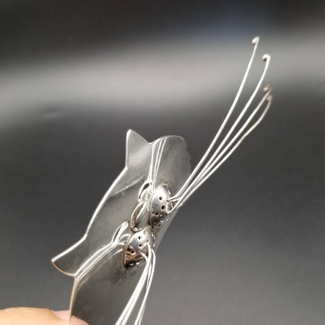 da Studio 髭の長い猫 キャットフェイス 925 シルバー ヴィンテージ