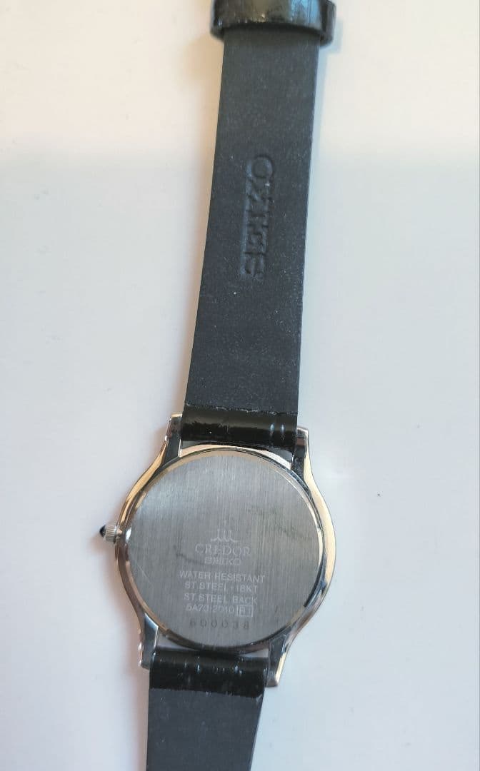 レディース　クレドール 18KT ステンレススチール 5A70-2010