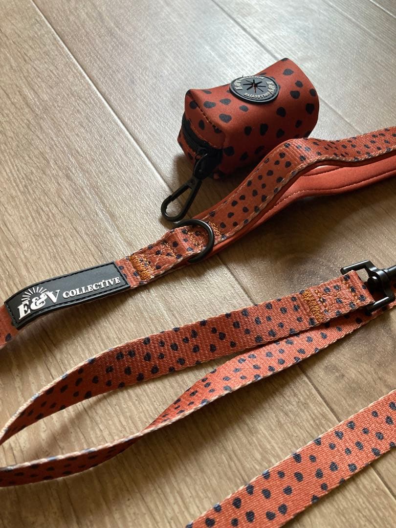 【イギリス製】中型、大型犬　カラー、ハーネス、リード、プーバック4点