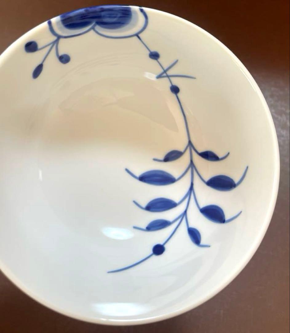 ロイヤルコペンハーゲンブルーフルーテッドメガボウル11&13cmセット未使用美品