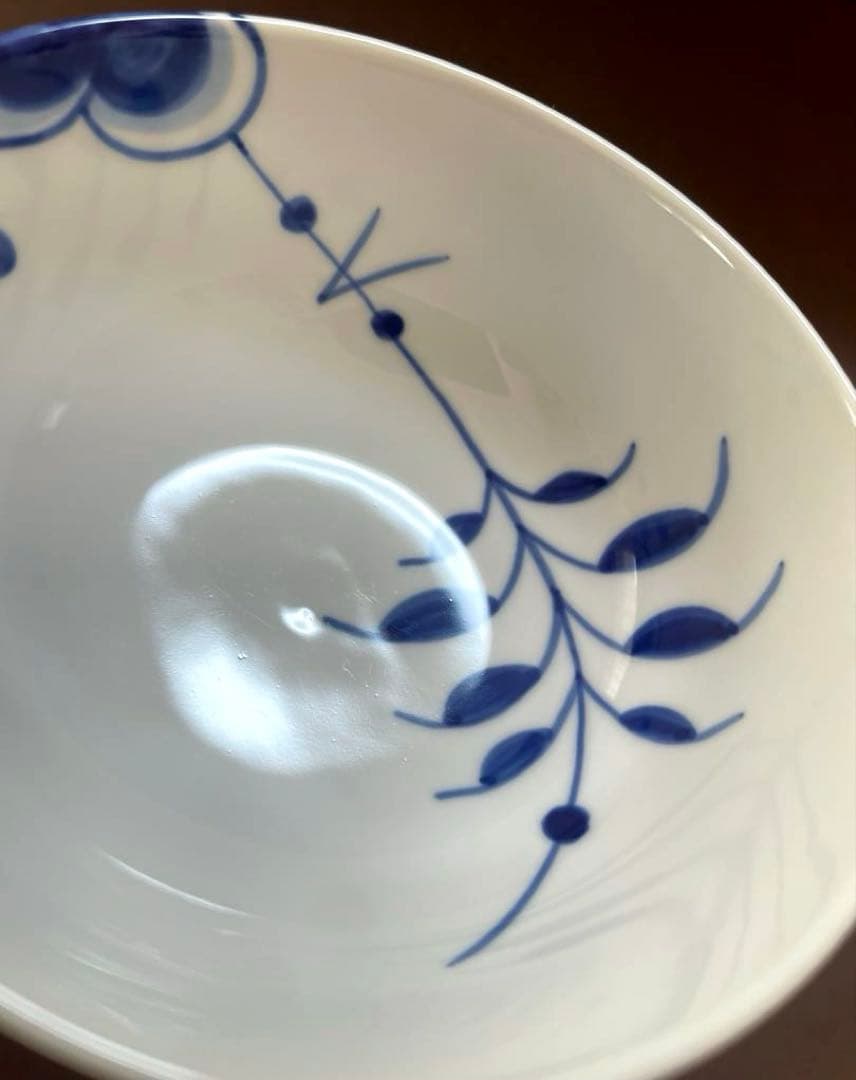 ロイヤルコペンハーゲンブルーフルーテッドメガボウル11&13cmセット未使用美品