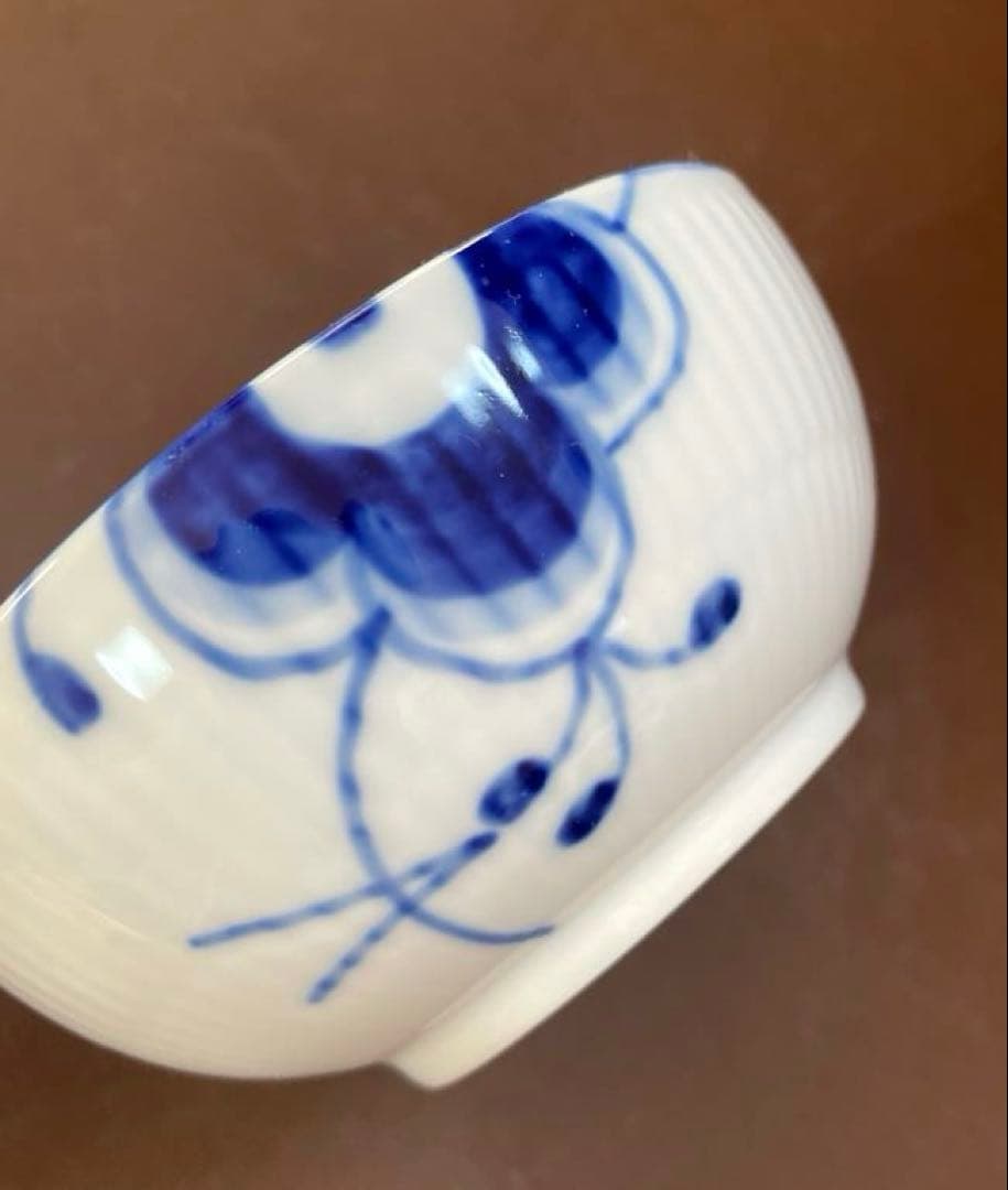 ロイヤルコペンハーゲンブルーフルーテッドメガボウル11&13cmセット未使用美品