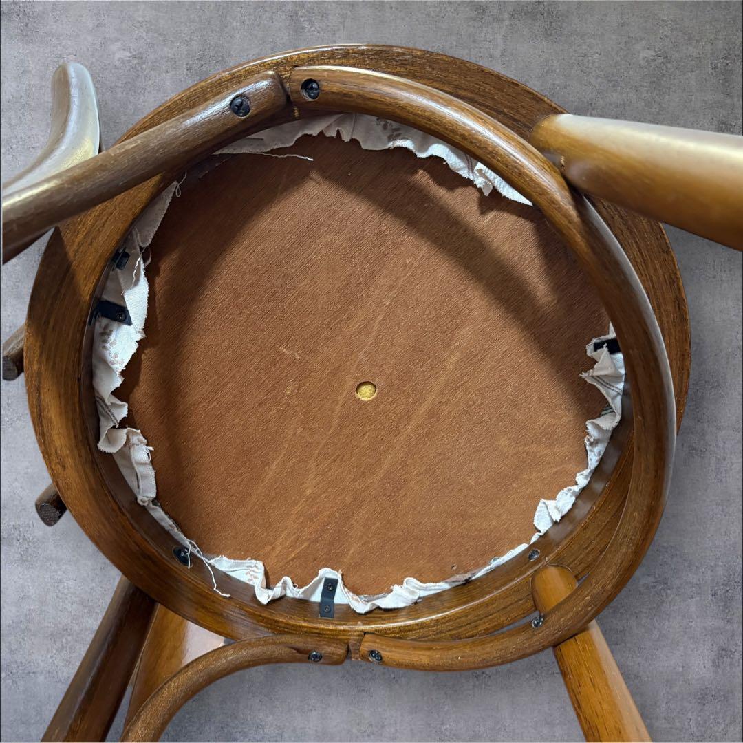 アンティーク 椅子 ベントウッドチェア 曲木 カフェ 北欧テイスト レトロ　茶色