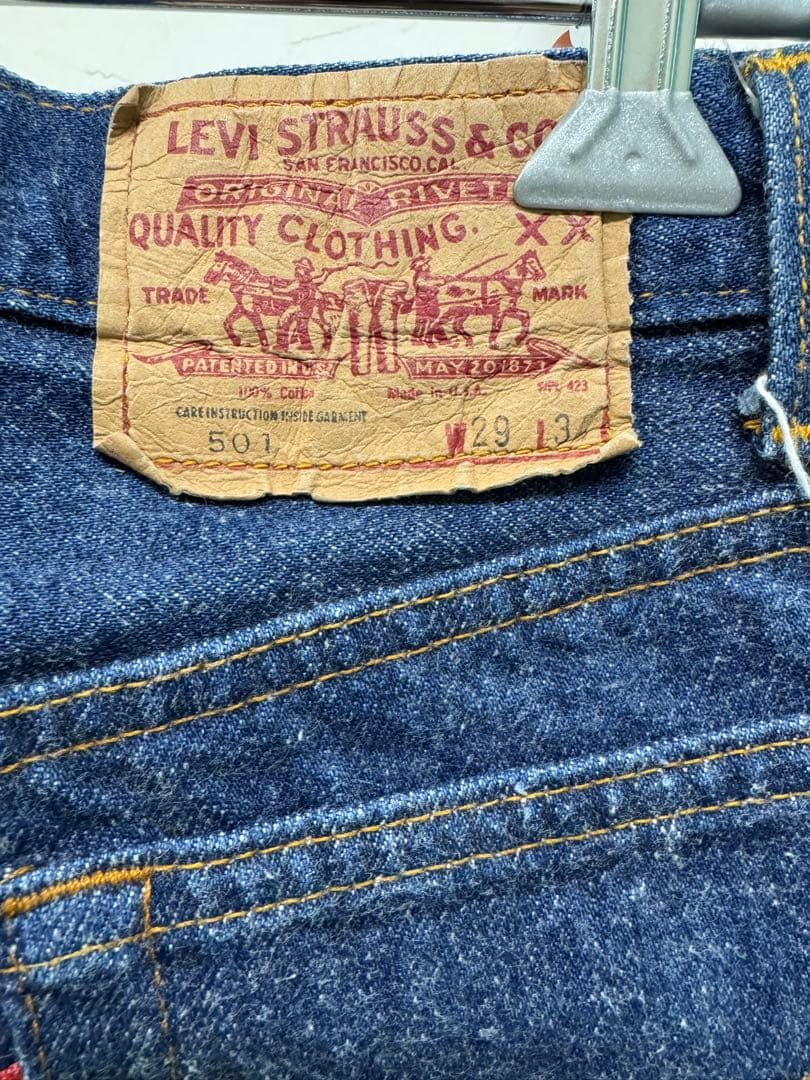 80s vintage levis 501 濃紺