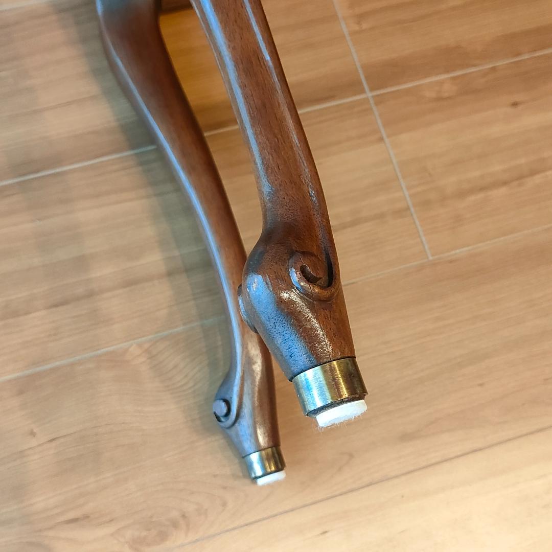 希少　アンティーク　ピアノ椅子　長椅子　猫脚　ベンチタイプ