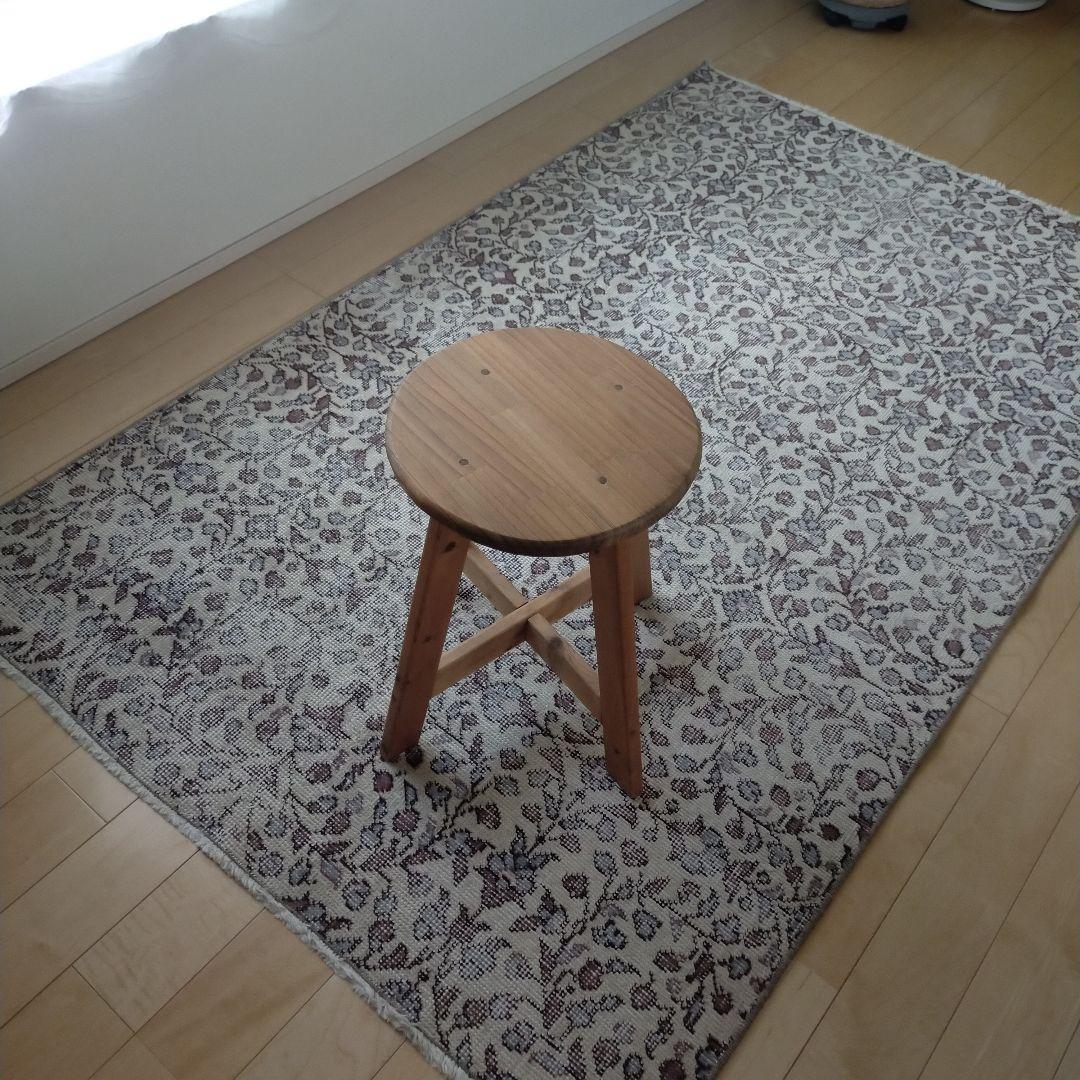 美品●114×188 　トルコ　ヴィンテージラグ